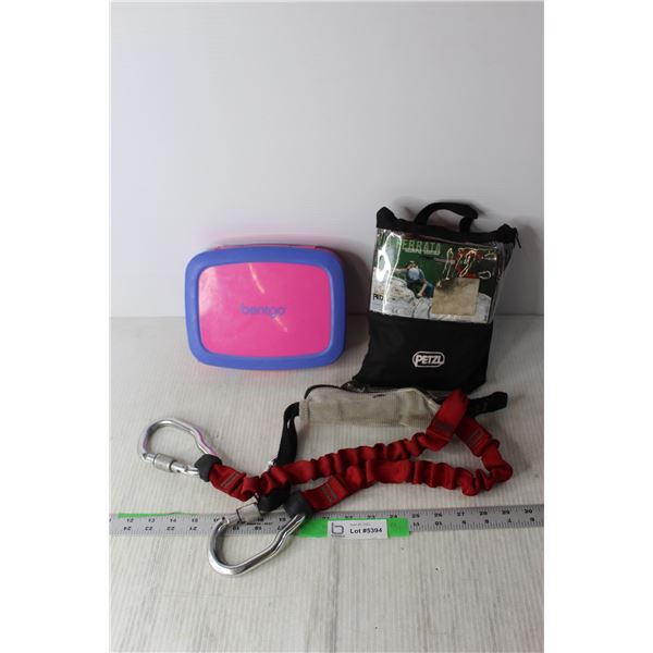 Climbing Equipment and Lunch Box