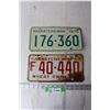 Image 1 : (2) Saskatchewan License Plates - 1958, 1970