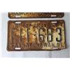Image 2 : (2) Saskatchewan Farm License Plates - 1951, 1953