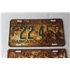 Image 3 : (2) Saskatchewan Farm License Plates - 1951, 1953