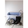 Image 1 : Foam Bucket with Misc. Wires, Rain Boots