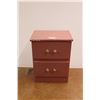 Image 2 : *Wooden Two Drawer Nightstand - 12" x 17" x 21"