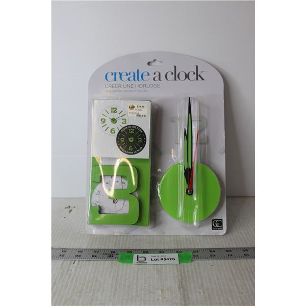 Create a Glow in the Dark Clock Kit (NIB)