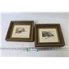 Image 1 : (2) Framed Prints (10" x 9")