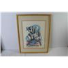 Image 2 : (3) Framed Pictures - (2) Water Color - Oil Painting on Board (14 3/8" x 12 1/2")