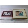 Image 1 : (2) Framed Nude Oil Paintings on Board (13 3/4" x 12 1/2") - (12" x 8 1/2")