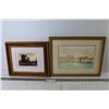 Image 1 : Framed Water Color (15" x 12") - Framed Print by M. Metcalf (12 1/2" x 10 1/2")