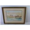 Image 2 : Framed Water Color (15" x 12") - Framed Print by M. Metcalf (12 1/2" x 10 1/2")
