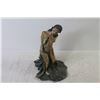 Image 3 : Match Box Truck - Statues of Woman - Wooden Plate - Vintage Blue HP Bottle
