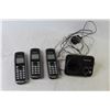 Image 7 : (3) Panasonic Phones w/Charger - Metal Wire Basket w/Clay Fruit - Pair of Cleats - (2) Ties