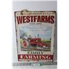 Image 1 : Green Westfarms Family Farming Metal Sign 16 x 11