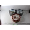 Image 1 : (3) Tin Containers