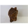 Image 4 : Wooden Egyptian Carved Head (10 x 6.5")