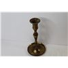 Image 4 : Brass Candle Holder - (2) Wooden Incense Holders - Stone Carving