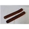 Image 5 : Brass Candle Holder - (2) Wooden Incense Holders - Stone Carving