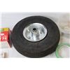Image 2 : Toilet Bolt Caps - (1) Two Wheeler Wheel (4.10/3.50-4)- Flashlight - Misc. Items