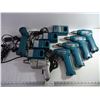 Image 1 : (4) Makita Cordless Drills/Chargers and Flashlight and Electric Drill- all untested
