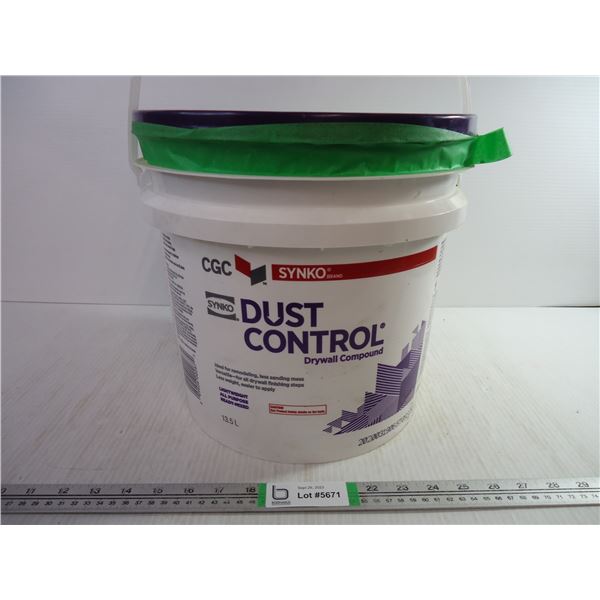 Pail of Synko Drywall Compound (Opened container  sample taken)