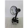 Image 2 : (2) Clip on Desk Lamps, Hair Dryer