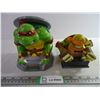 Image 1 : (2) Teenage Mutant Ninja Turtle Items - One is a Coin Bank