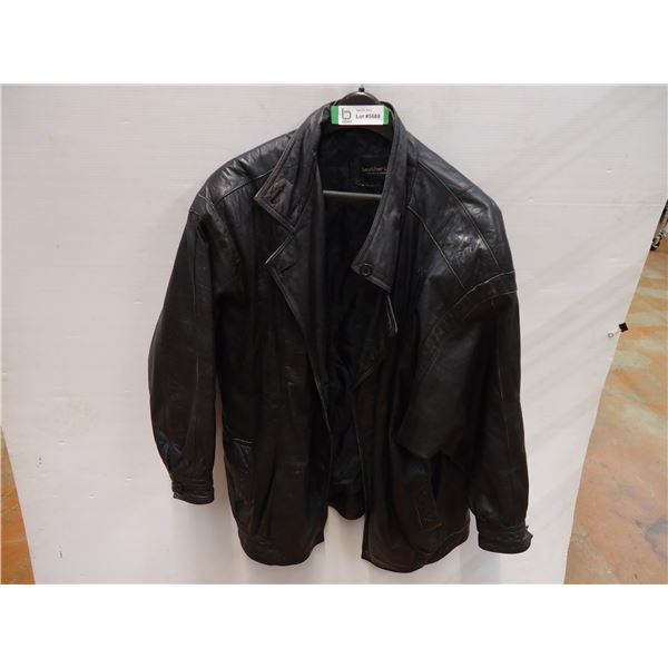 Leather Jacket-Size Large