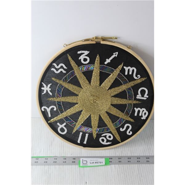 Embroidery Wall Hanging -- Zodiac Signs