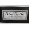 Image 2 : Home Decor Sign "Being Together" -22"x12"