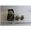 Image 1 : (3) Skeleton Decorations - Skull Candy Bowl is Untested
