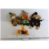 Image 1 : (4) Halloween/Fall Decorations - Scarecrow Witch, Scarecrow Pumpkin, Scarecrow, Small Table Centrepi