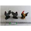 Image 1 : (2) Rooster Decorations, Hen Decoration