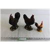 Image 1 : (2) Rooster Decorations, Hen Decoration