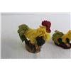 Image 2 : (3) Rooster Decorations