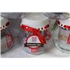 Image 2 : (7) Plastic Gift Jars (NOS)