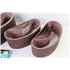 Image 2 : Assorted Sanding Belts (18" x 24") - Steel Strapping (Nos)