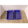 Image 3 : *(2) Heavy Duty Blue Plastic Packing Crates