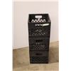Image 1 : *(3) Black Plastic Milk Crates