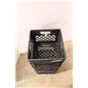 Image 4 : *(3) Black Plastic Milk Crates