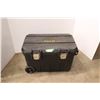 Image 1 : *Stanley Plastic Rolling Tool Box with Handle - 16" x 26" x 20"