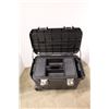 Image 3 : *Stanley Plastic Rolling Tool Box with Handle - 16" x 26" x 20"