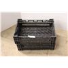 Image 1 : *(2) Black Plastic Packing Crates