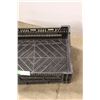 Image 2 : *(2) Black Plastic Packing Crates