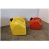 Image 1 : *(2x Bid Price) (2) Plastic Jerry Cans (One Deisel one Gas)