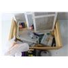 Image 4 : Wooden Crate with Air Grills, Lightbulbs and Misc