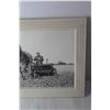 Image 2 : Framed Art of a Man Riding Riding Grain Drill by Horses - 16 1/2" x 22 1/2"