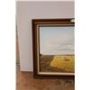 Image 2 : *Framed Painting of a Field Landscape by Martin - 23" x 29"