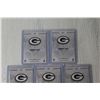 Image 6 : (5) NFL Jordan Love Rookie Trading Cards - Green Bay Packers