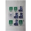 Image 5 : (9) NFL Dallas Cowboys Rookies and All Stars Trading Cards