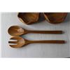 Image 2 : 7-Piece Wooden Salad Set