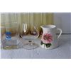 Image 4 : Assorted Glasses, Creamer, Misc