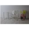Image 4 : Assorted Glasses, Vases and Misc